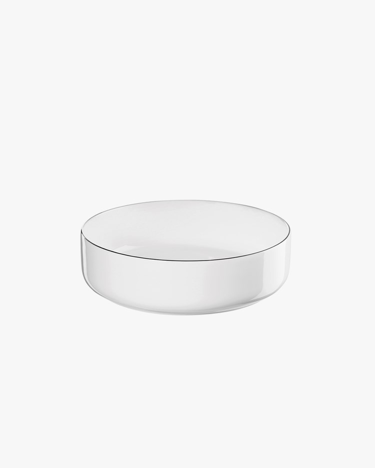 Asa Selection Bowl Black Rim White
