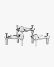 Stoff Nagel BMF Candle Holder Set Of 3 Chrome