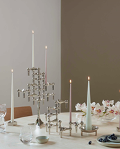 Stoff Nagel Nagel Candle Holder Set Of 3 Chrome