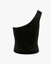 Juicy Couture Digi Asymmetric Top Black