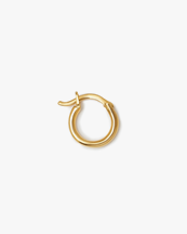 Blue Billie Wire Hoops Shiny 10 mm Gold