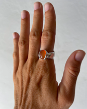 Simuero Pulpa Ring Silver