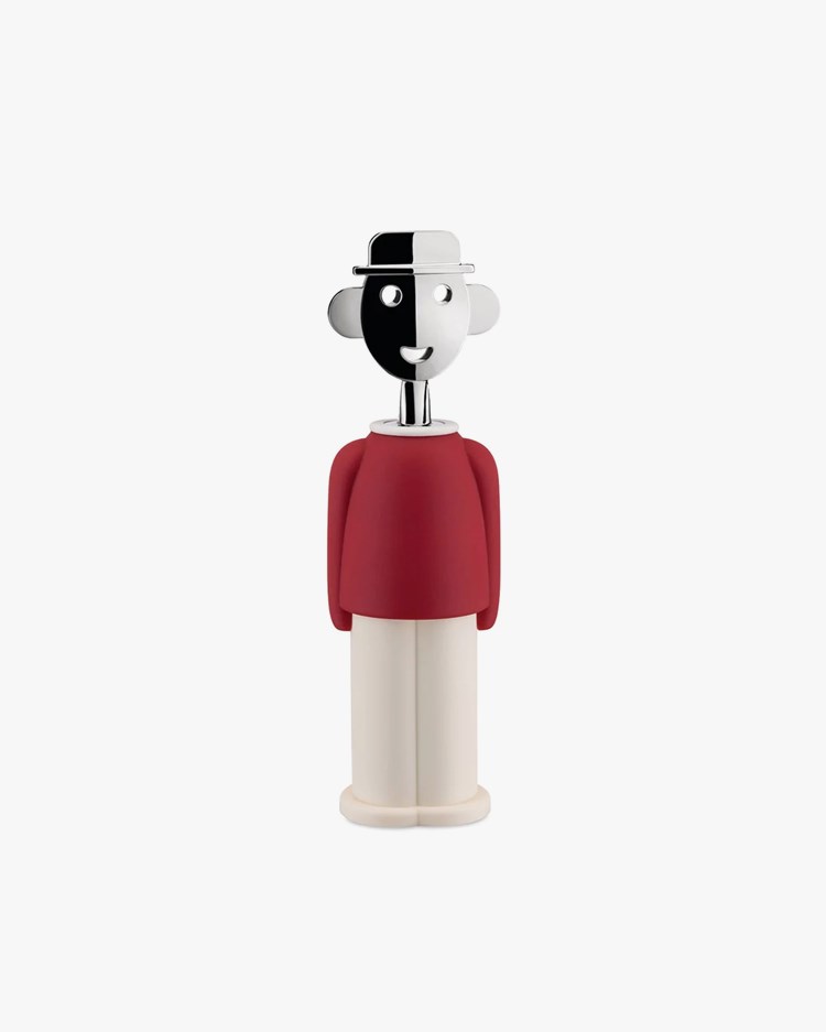 Alessi Alessandro M Corkscrew Red White