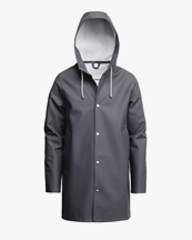 Stutterheim Stockholm Raincoat Charcoal