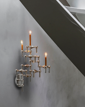 Stoff Nagel Wall Hanger Chrome