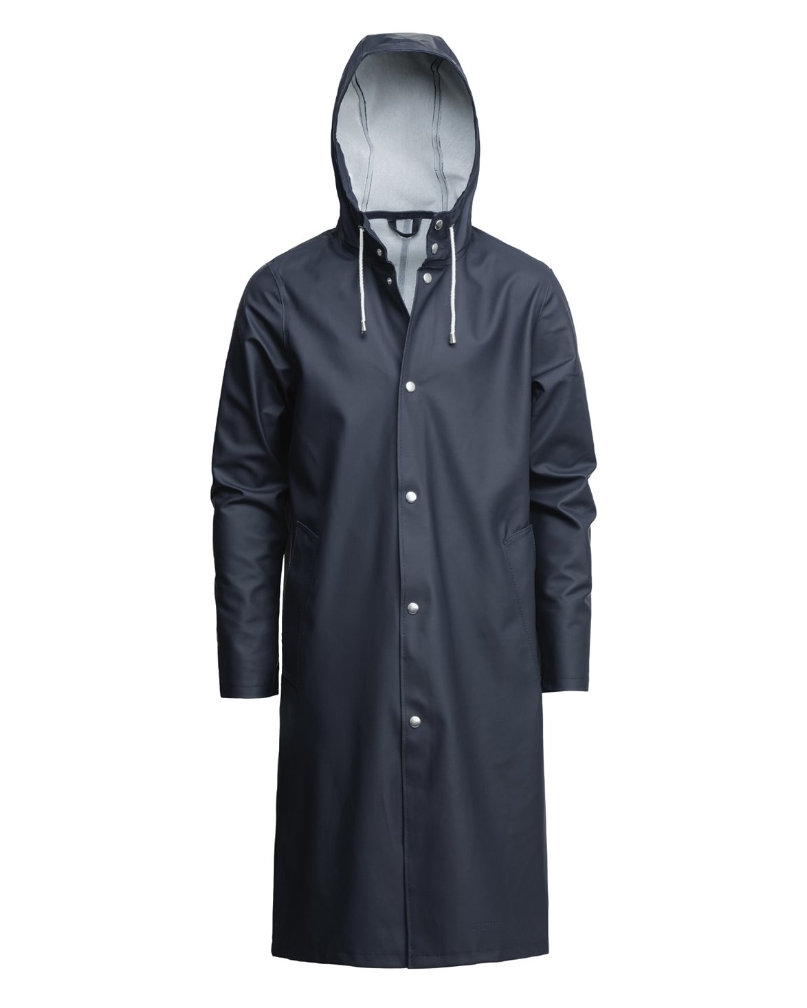 Stutterheim Stockholm Long Raincoat Navy Vallgatan 12