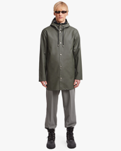 Stutterheim Stockholm Lightweight Raincoat Green