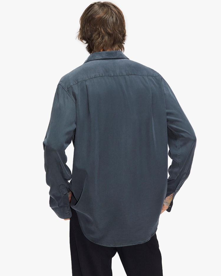 HOPE Air Clean Shirt Faded Black Tencel - Vallgatan 12