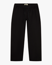 Woodbird Eik Linen Pant Black