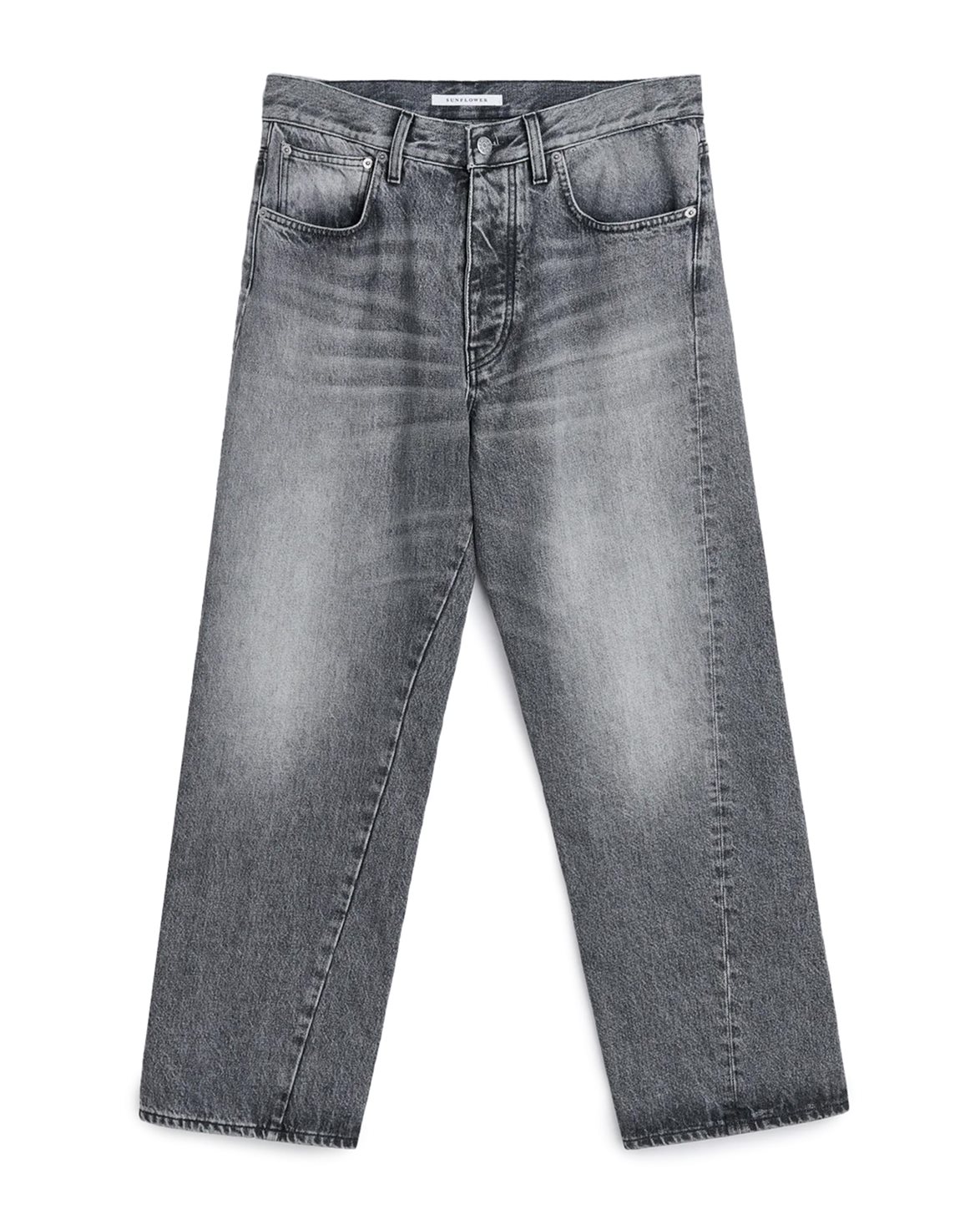 【廃盤カラー】sunflower wide twist Black Stone Sunflower Wide Twist Jeans Black Stone - Vallgatan 12