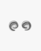 Blue Billie Mini Saturn Earrings Silver