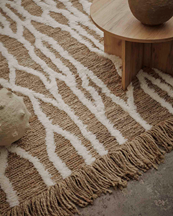 Tinted Objects Wahl Jute Rug Brown/Off White