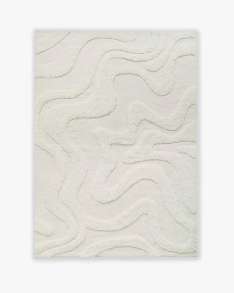 Tinted Objects Norlander Wool Rug Off White
