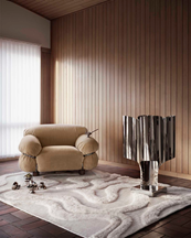 Tinted Objects Norlander Wool Rug Off White