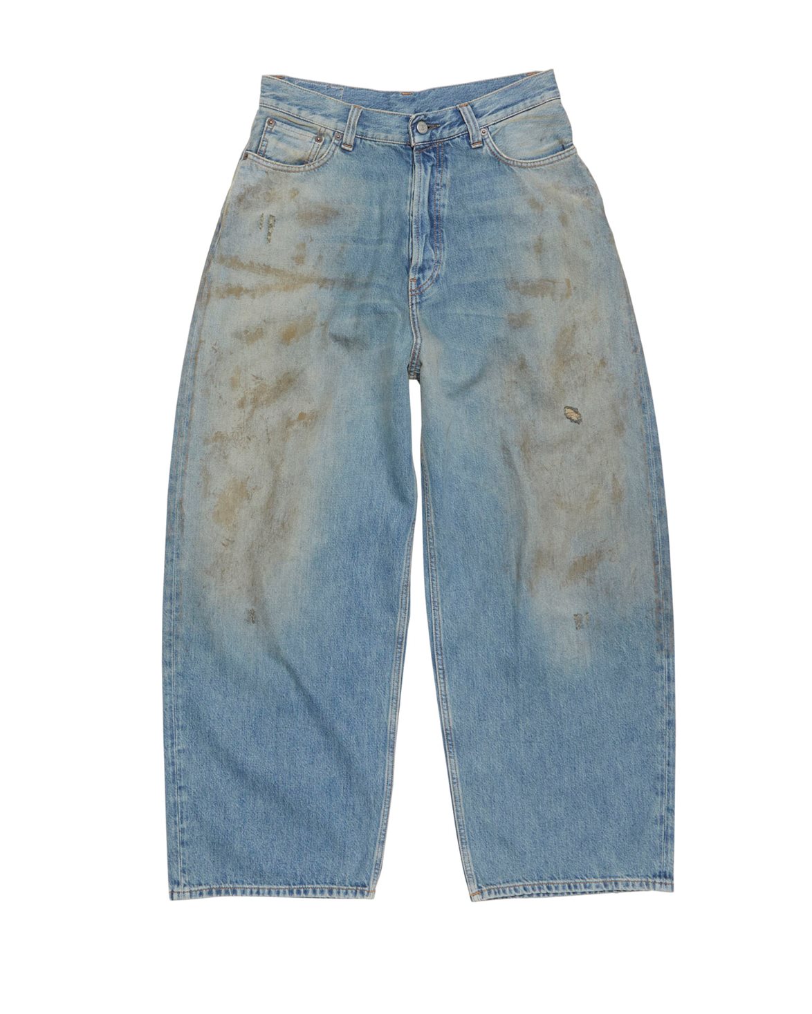 Acne Studios Super Baggy Fit Jeans 2023F Mid Blue - Vallgatan 12
