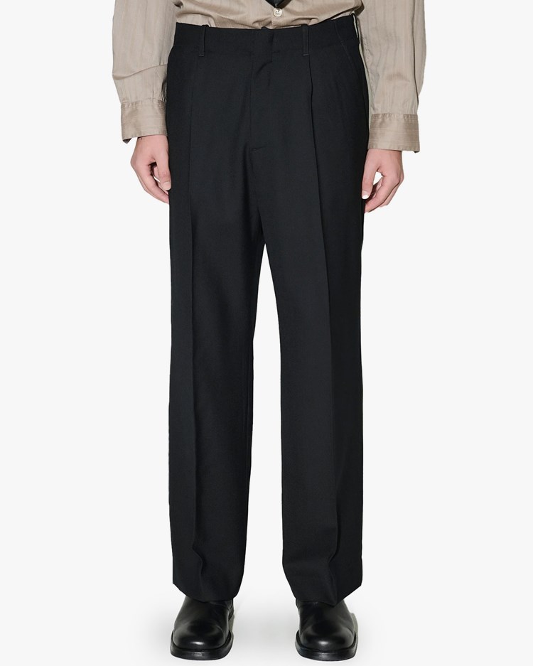 Our Legacy Borrowed Chino Black Panama Wool - Vallgatan 12