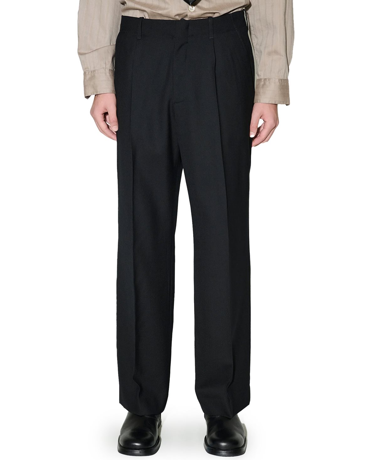 Our Legacy Borrowed Chino Black Panama Wool - Vallgatan 12