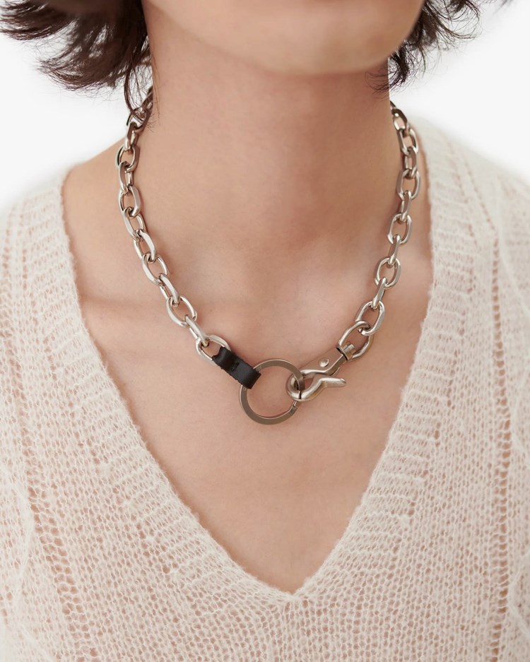 【OUR LEGACY】LADON NICKEL CHAIN NECKLACE Our Legacy - Ladon Matte Nickel