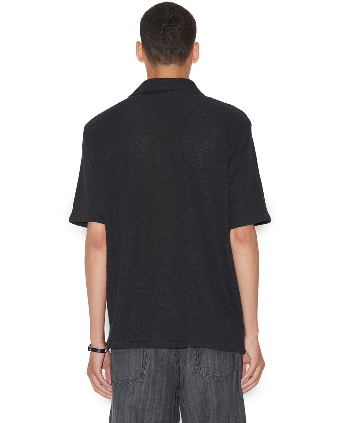 Our Legacy Box Shirt Shortsleeve Black Boucle - Vallgatan 12