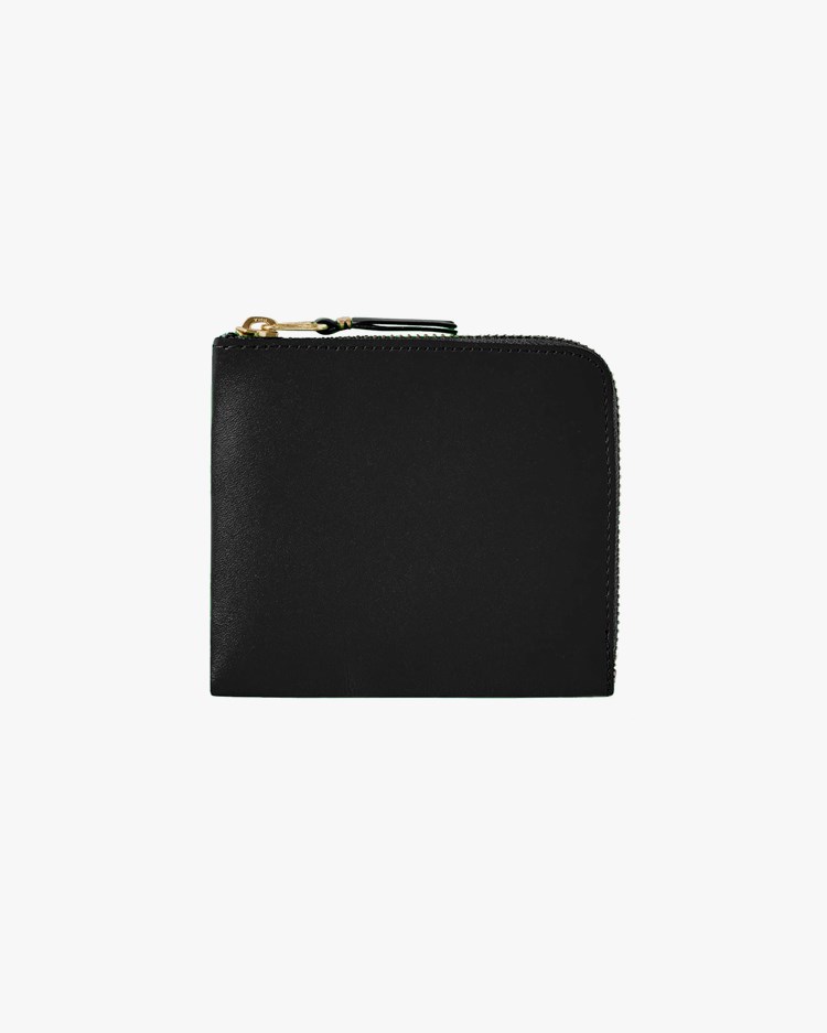 Comme des Garçons Wallet Classic Zip Around Wallet Black