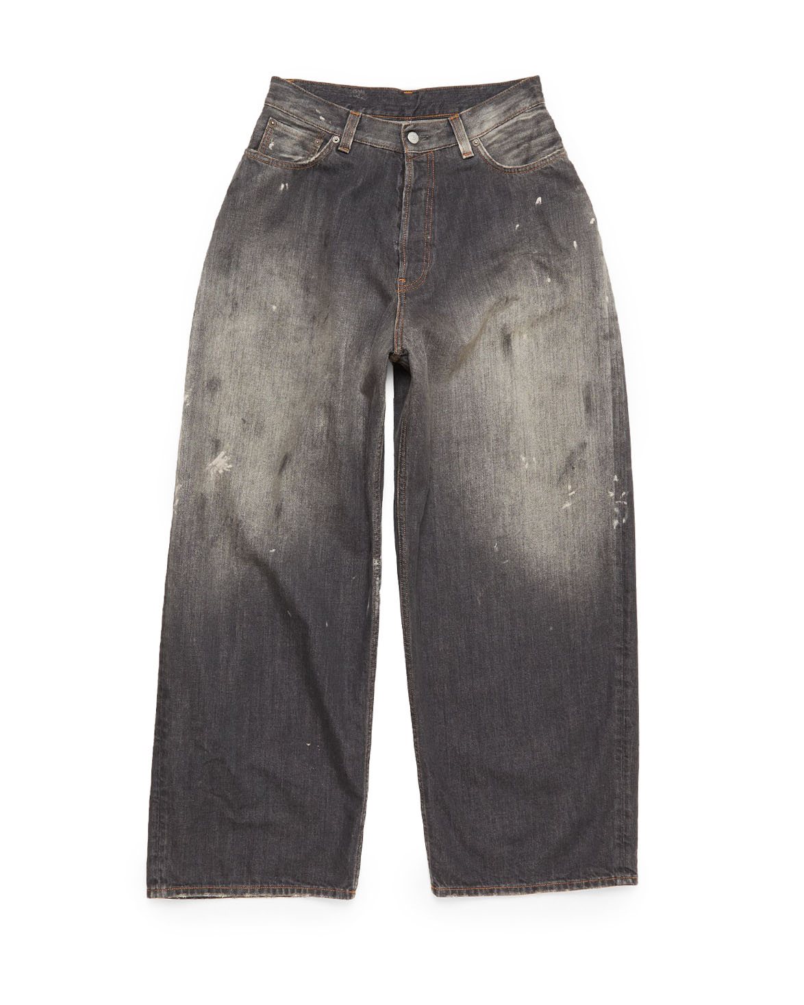 パンツ Acne Studios Super Baggy Fit 2023F black Acne Studios Super Baggy Fit Jeans 2023F Black - Vallgatan 12
