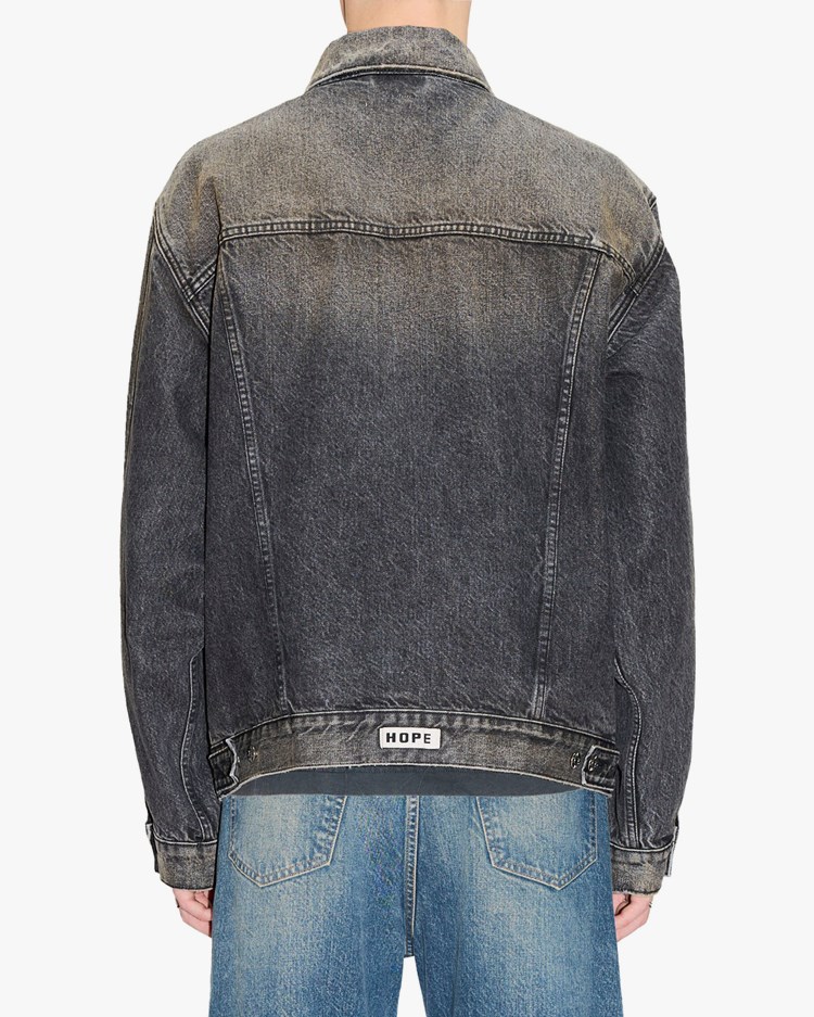 HOPE Bold Denim Jacket Heavy Black Vintage - Vallgatan 12