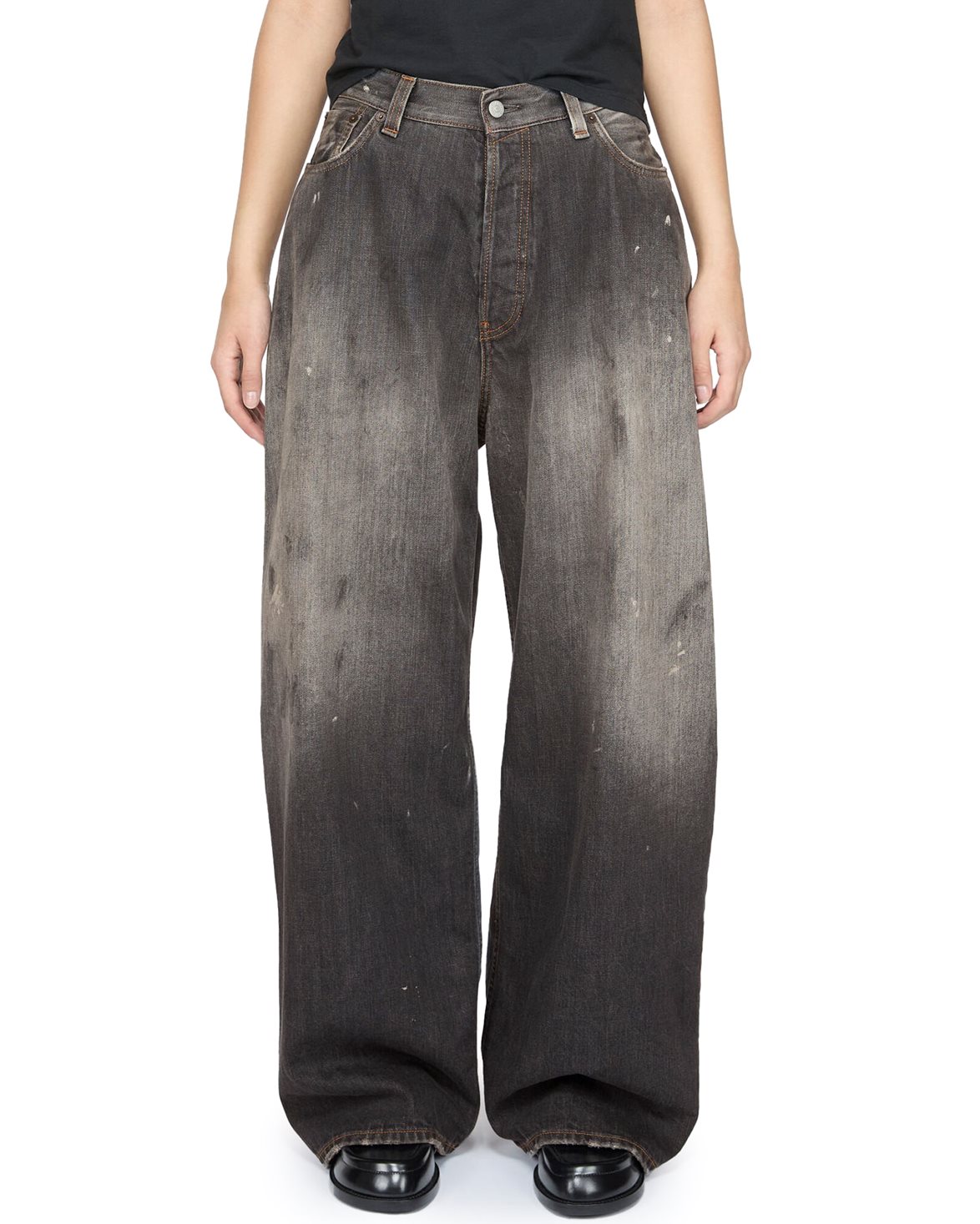 パンツ Acne Studios Super Baggy Fit 2023F black Acne Studios - 2023F Super Baggy Fit Jeans in Black