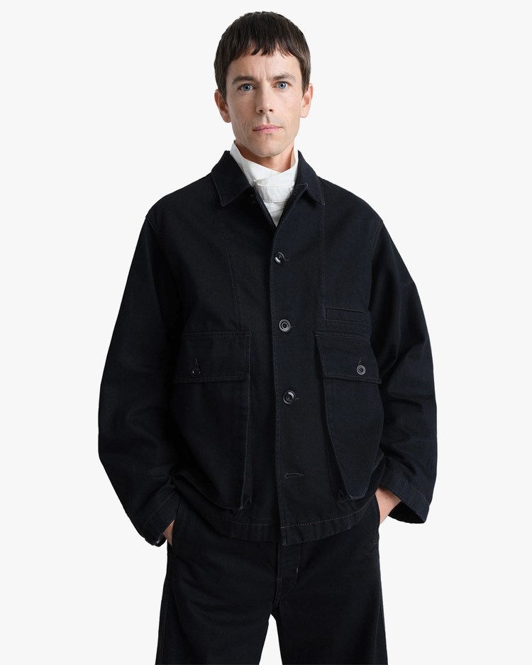 LEMAIRE Boxy Jacket Black - Vallgatan 12