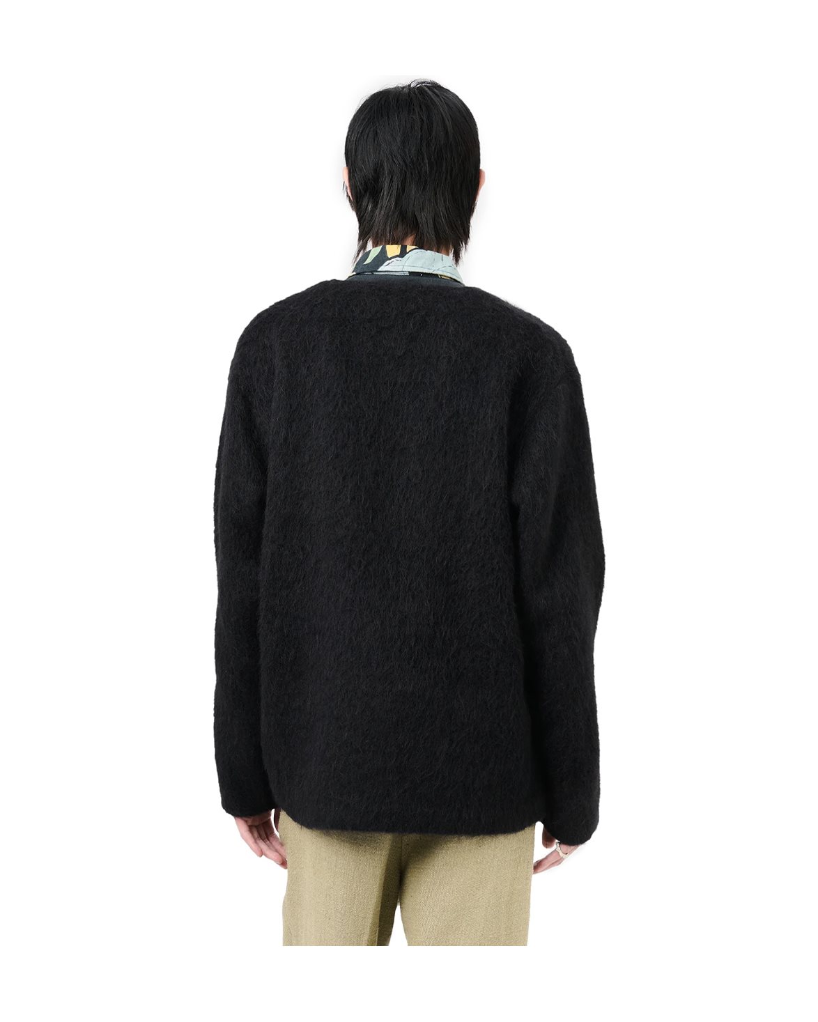 |4|　OUR LEGACY MOHAIR CARDIGAN BLACK Cardigan in Black Mohair – SVRN