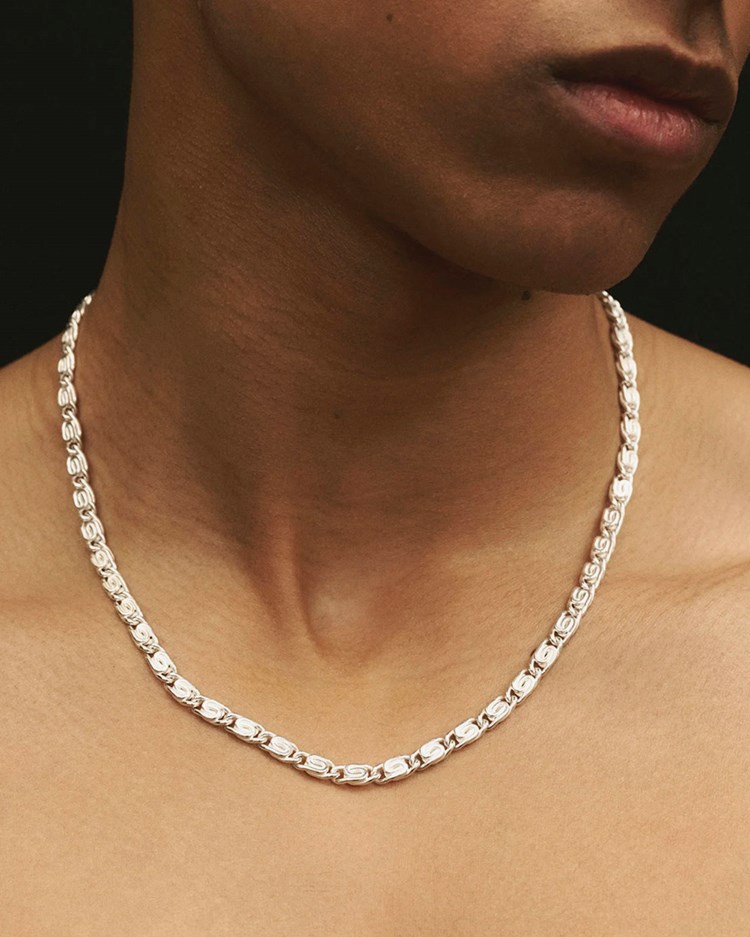 アクセサリー LOUIS ABEL 2.3 MM LIGO NECKLACE 2,3 mm Ligo Necklace - Silver - Louis Abel