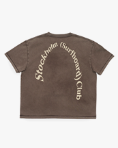 Stockholm Surfboard Club Box Tee Back Logo Hickory