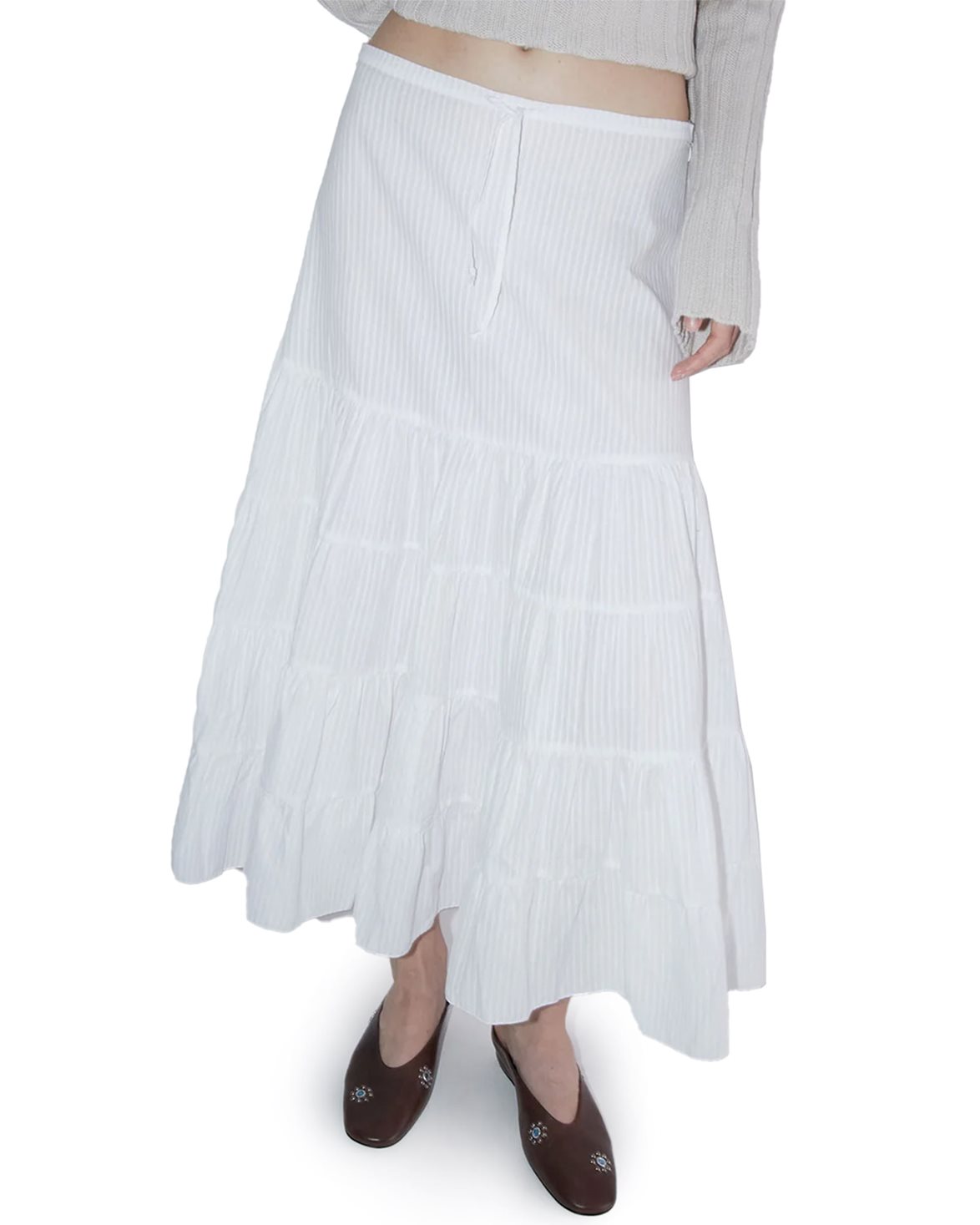 Paloma Wool Long Etoile Skirt White - Vallgatan 12