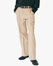 Stockholm Surfboard Club Sune Tailored Bootcut Trousers Beige