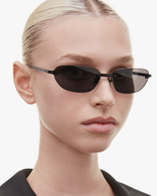 Chimi Eyewear Rimless Oval Black