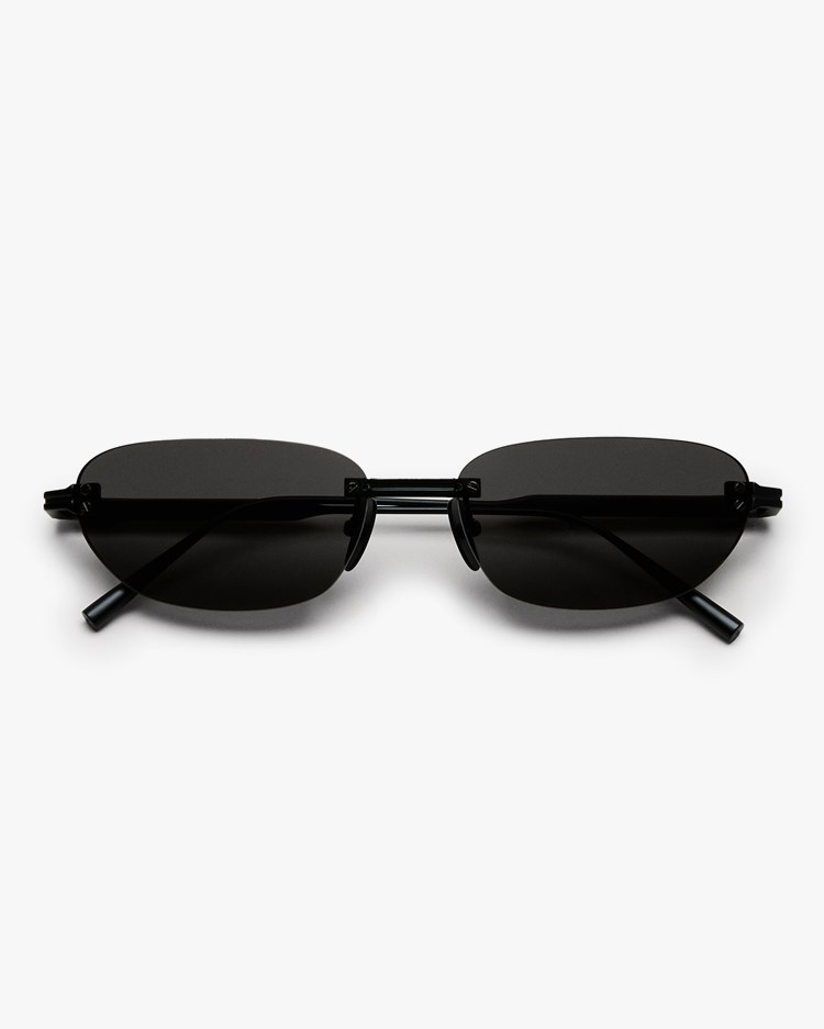 Chimi Eyewear Rimless Oval Black