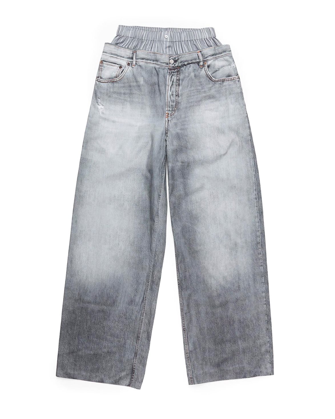 パンツ Acne Studios Baggy Jorts Джинси Acne Studios Super Baggy Fit Jeans Black | SSTORIES