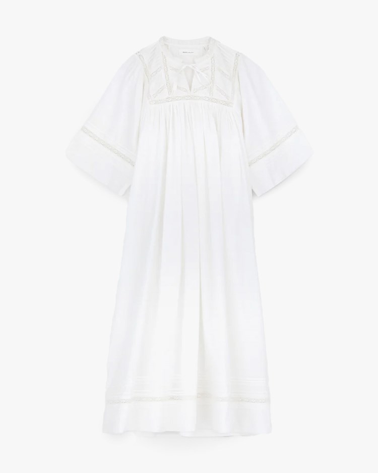 Skall Studio Magnolia Dress Optic White