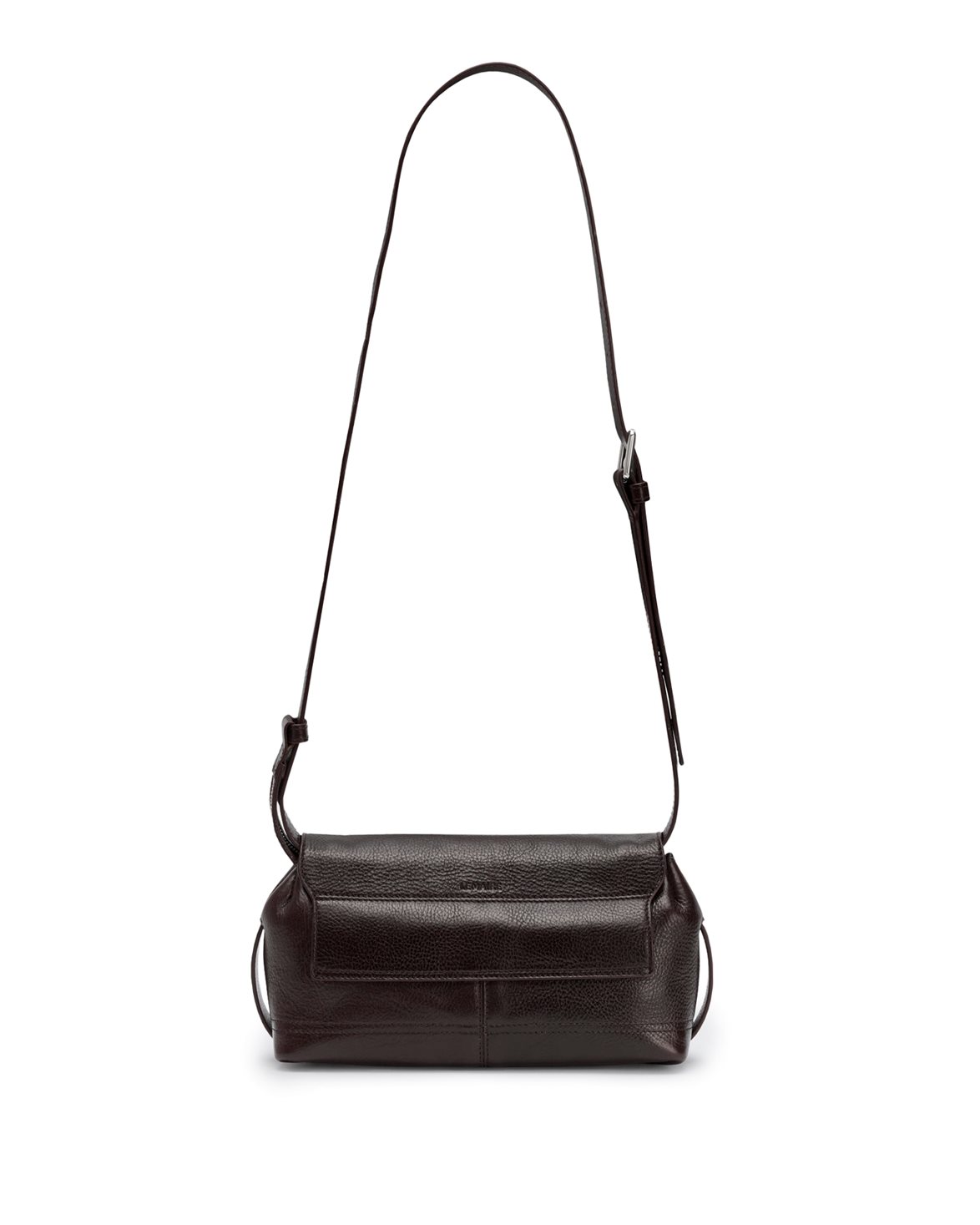 LEMAIRE Small Gear Bag Glossy Vegetable Leather Espresso