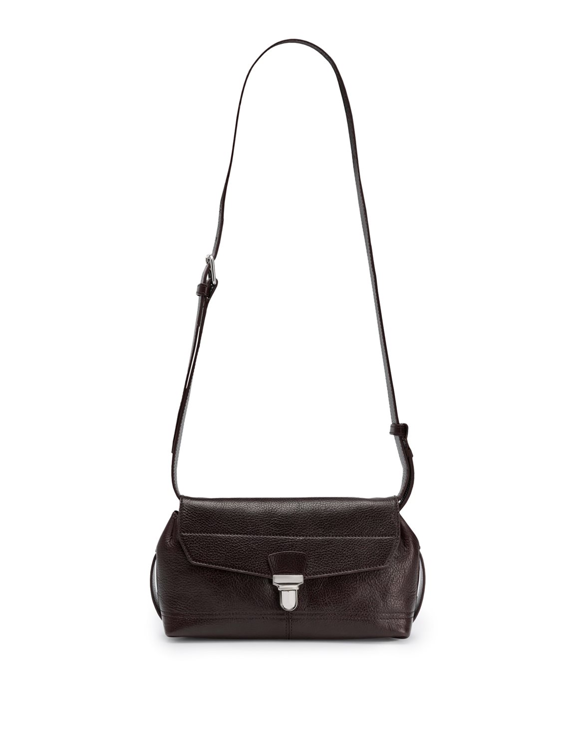 LEMAIRE Small Gear Bag Glossy Vegetable Leather Espresso