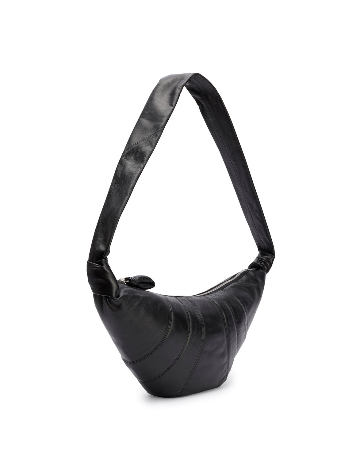 LEMAIRE Medium Croissant Bag Nappa Leather Black - Vallgatan 12
