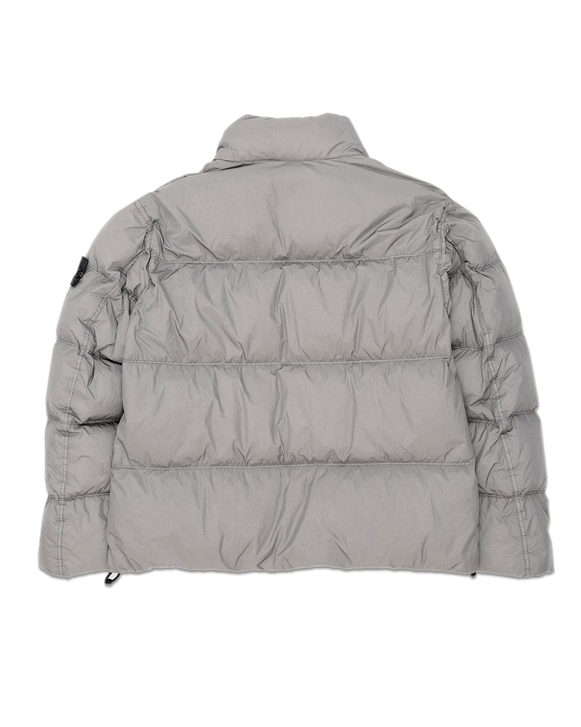 Stone Island 4100010 Crinkle Reps Nylon Bomber Jacket Cement