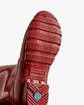 Hunter Original Tall Gloss Boot W Military Red