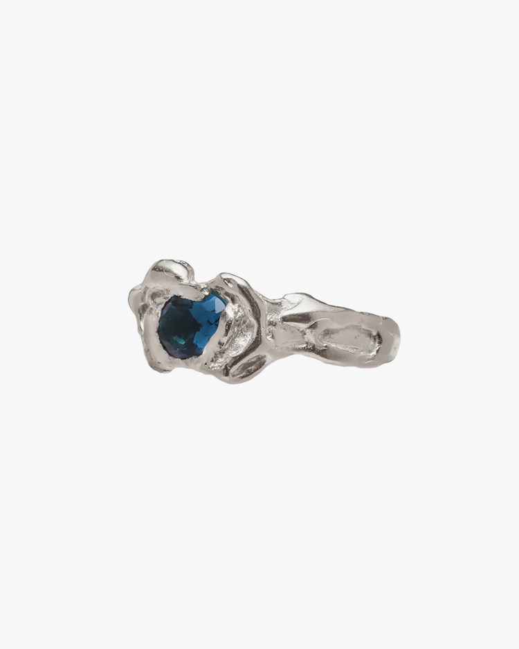 Simuero Ola Ring Blue Silver - Vallgatan 12