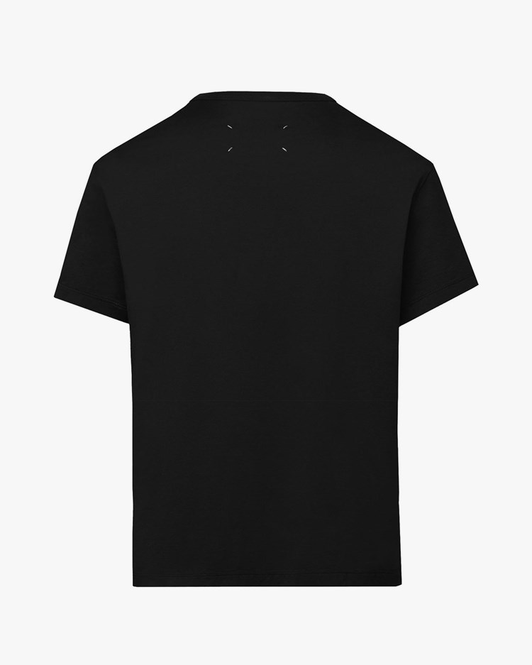 Maison Margiela Distorted Embroidered Logo T-Shirt Black
