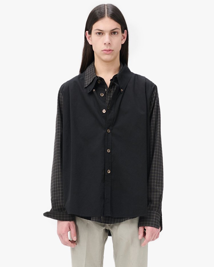 トップス Our Legacy BORROWED SHIRT Big Print 46/M Our Legacy