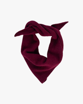 Le Bonnet Bandana Triangle Scarf Wine