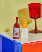 Fluid Market Salt & Pepper Baguette Wine Yellow/Red