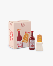 Fluid Market Salt & Pepper Baguette Wine Yellow/Red