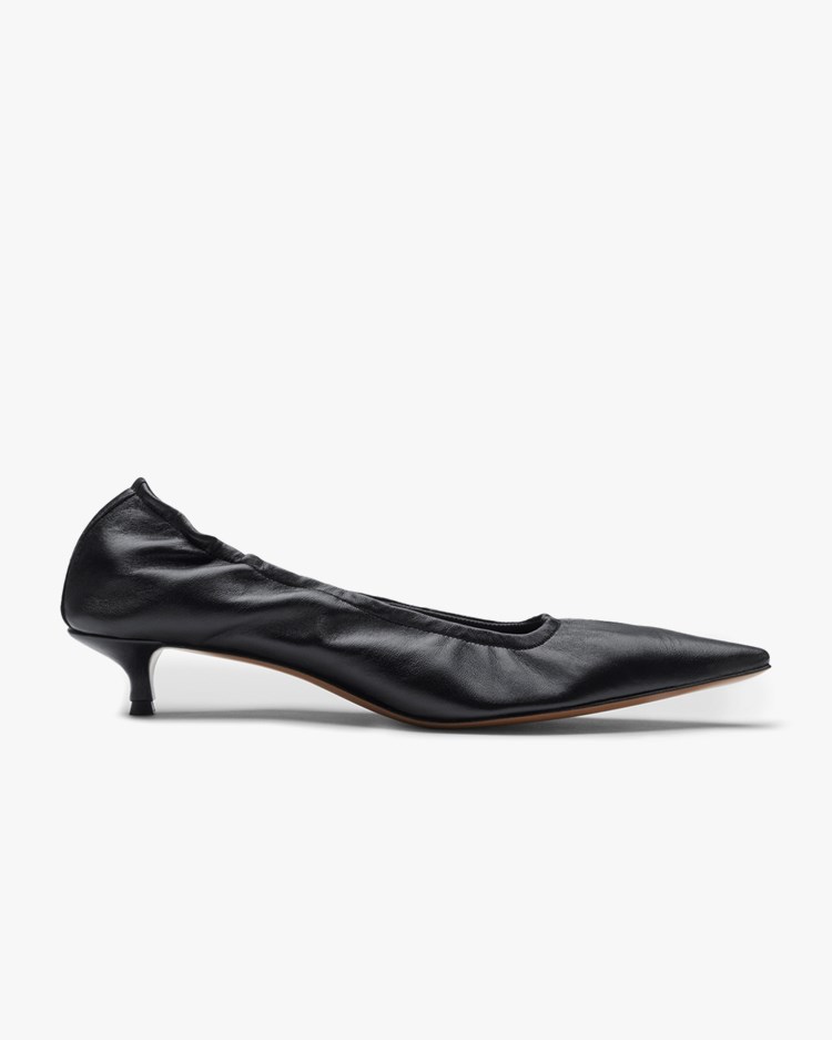ATP Atelier Valfurva Mid Heel Pump Black