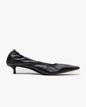 ATP Atelier Valfurva Mid Heel Pump Black